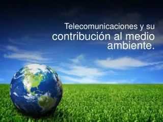 contribuci n al medio ambiente