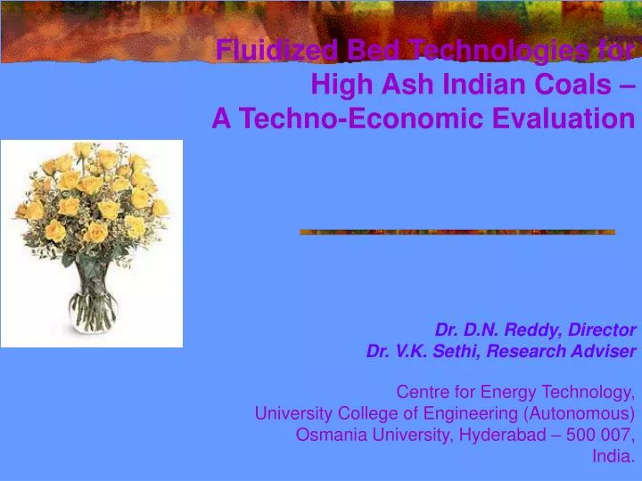 fluidized bed technologies for high ash indian coals a techno economic evaluation