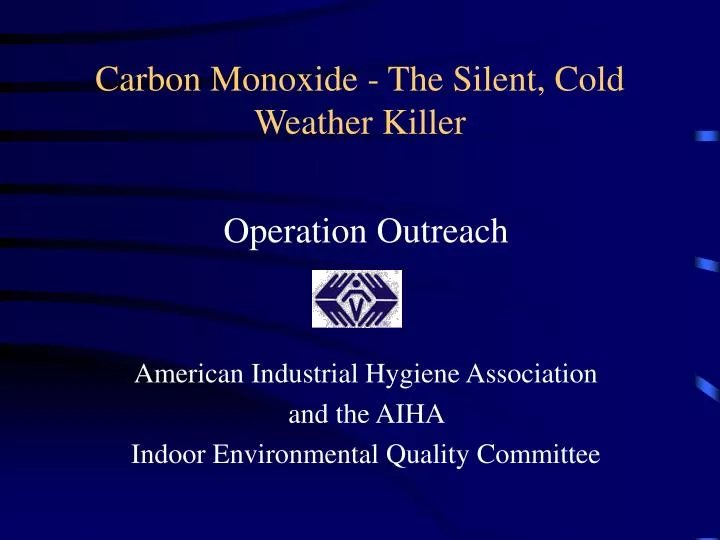 carbon monoxide the silent cold weather killer