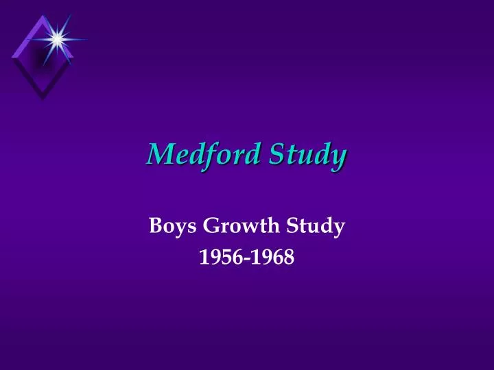 medford study