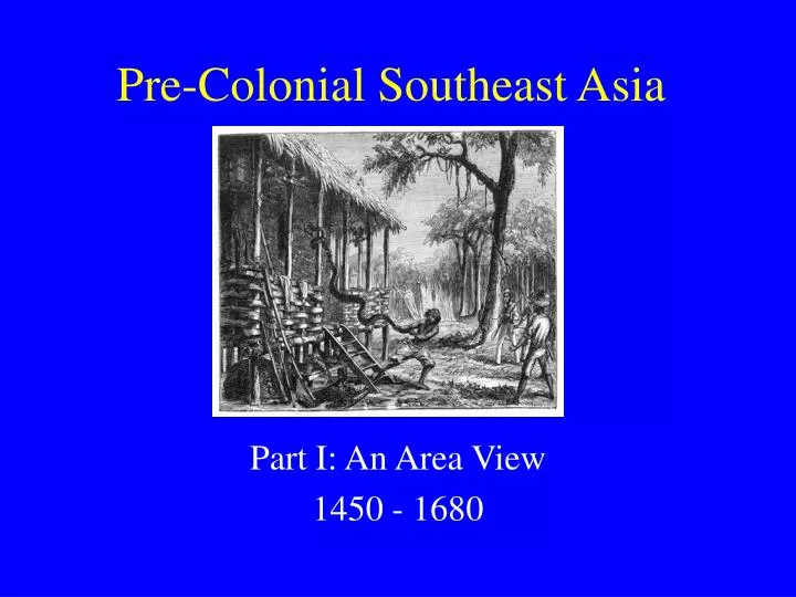 pre colonial southeast asia
