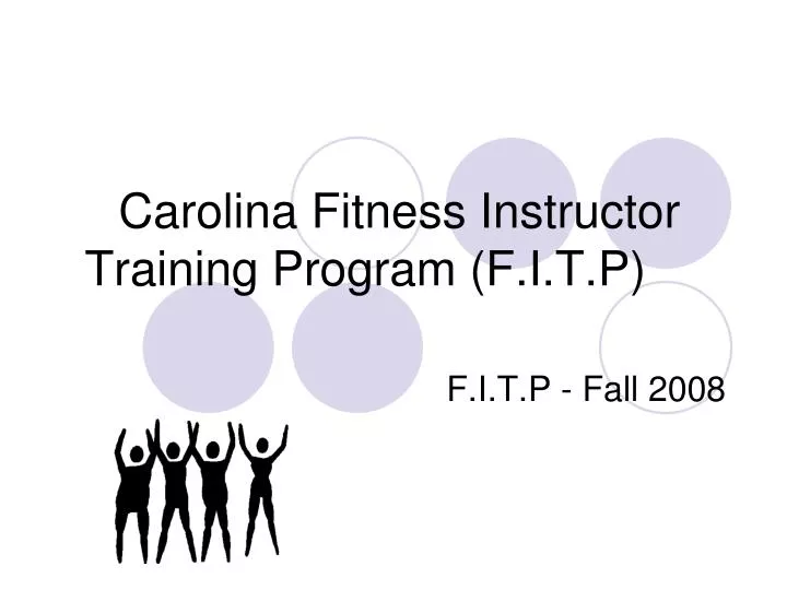 carolina fitness instructor training program f i t p