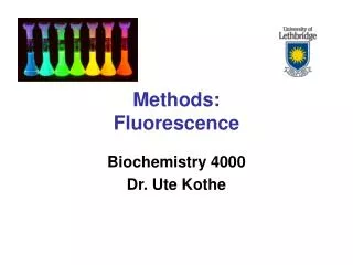 Methods: Fluorescence