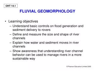 FLUVIAL GEOMORPHOLOGY