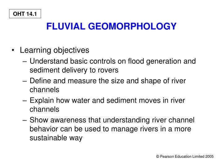 fluvial geomorphology