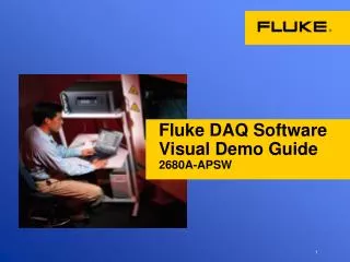 Fluke DAQ Software Visual Demo Guide 2680A-APSW