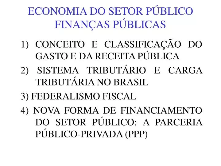 Finanças Públicas e Resultado Primário