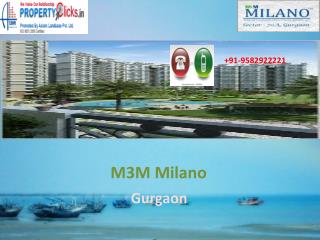 M3M Milano Property Clicks ppt