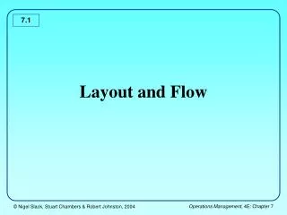 Layout and Flow