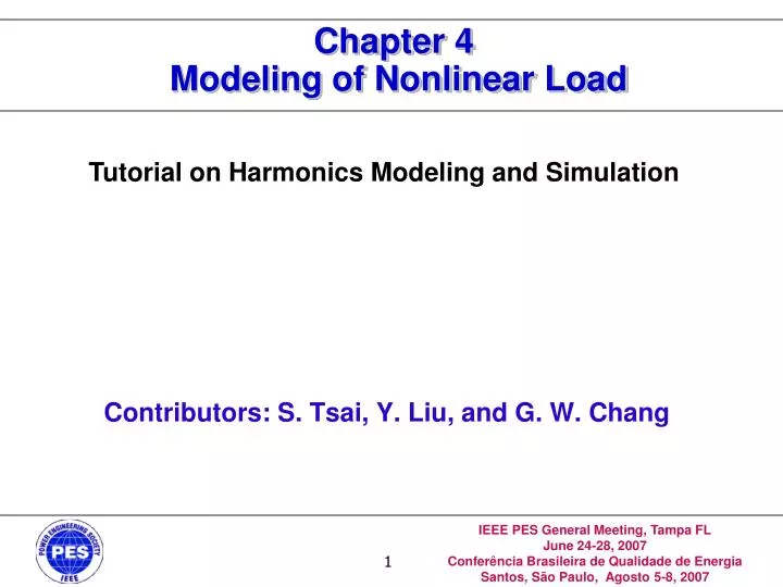 chapter 4 modeling of nonlinear load