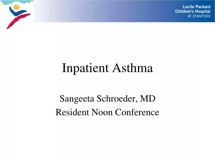inpatient asthma