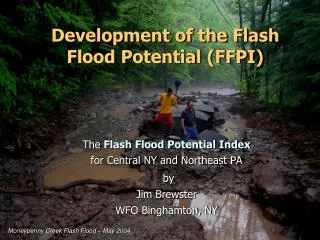 Development of the Flash Flood Potential (FFPI)