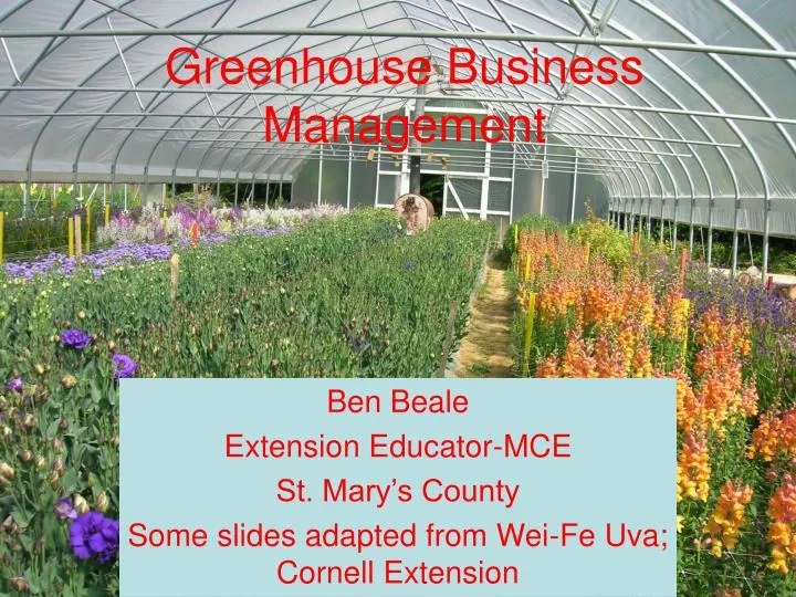 greenhouse business management