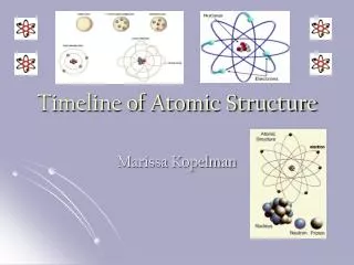 Timeline of Atomic Structure