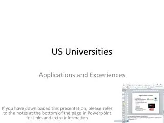 US Universities