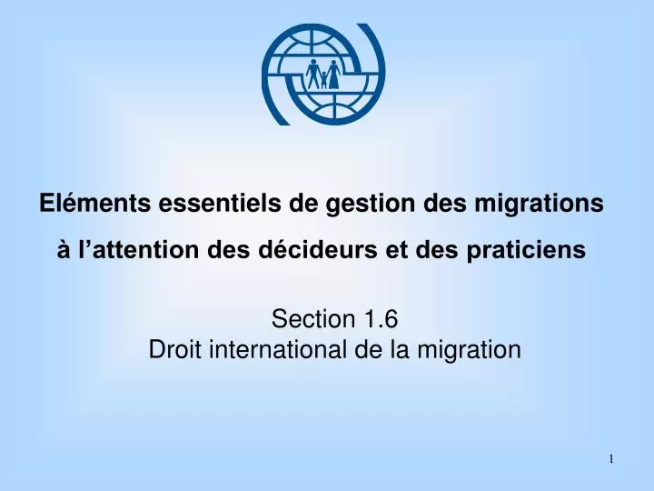 el ments essentiels de gestion des migrations l attention des d cideurs et des praticiens