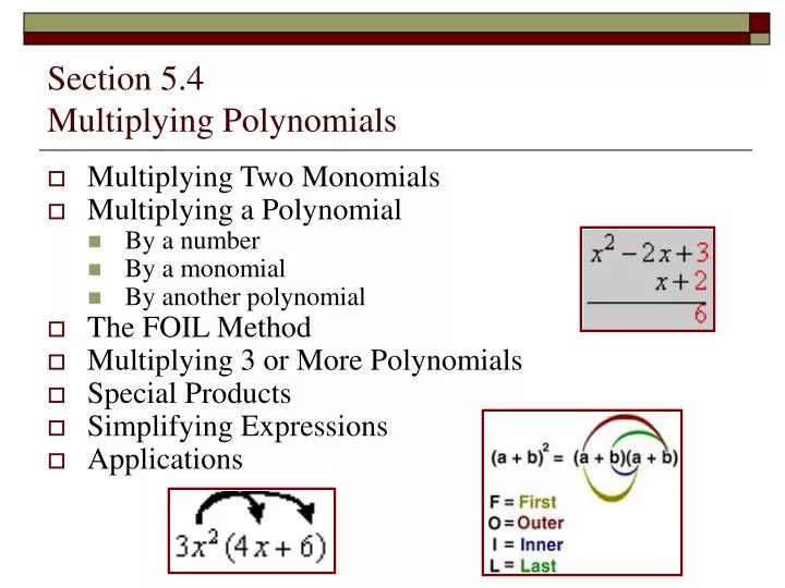section 5 4 multiplying polynomials