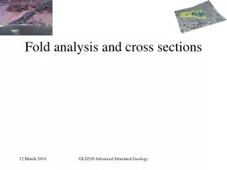 Fold analysis and cross sections