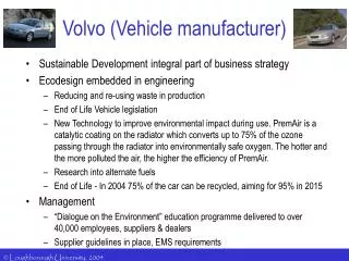 Volvo (Vehicle manufacturer)