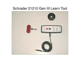 Schrader 21210 Gen III Learn Tool