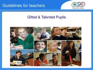Guidelines for teachers