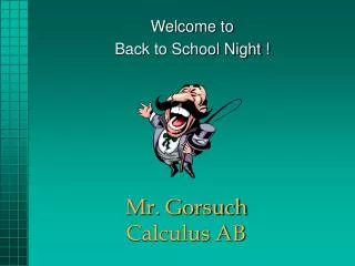 Mr. Gorsuch Calculus AB