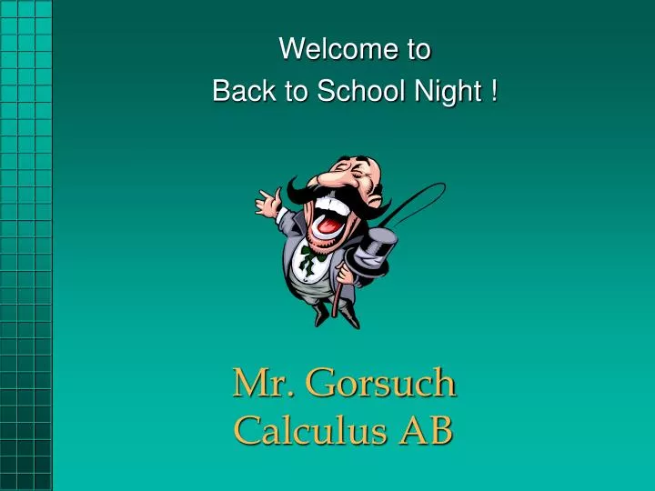 mr gorsuch calculus ab
