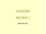 AUDITING SECTION 1 - slide 1