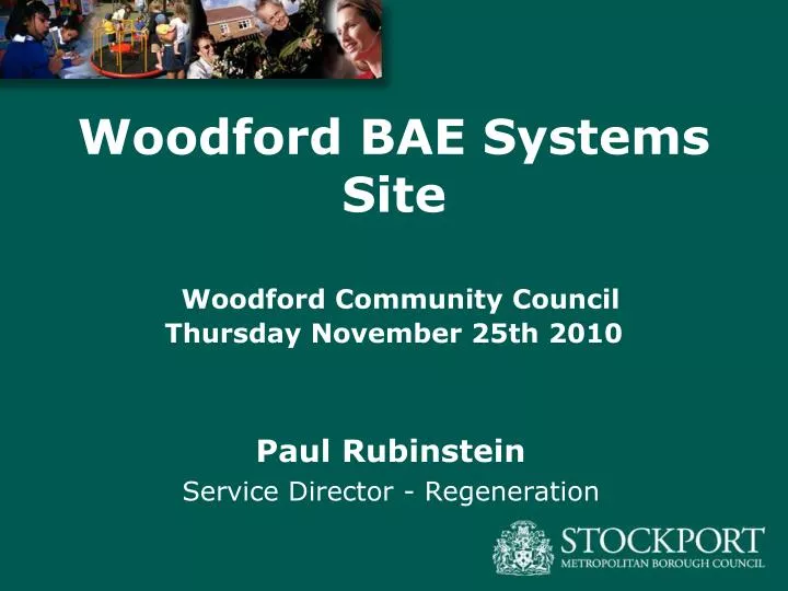 woodford bae systems site woodford community council thursday november 25th 2010
