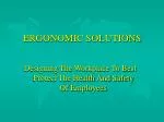 ERGONOMIC SOLUTIONS - slide 1