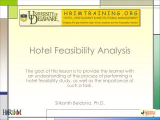 Hotel Feasibility Analysis