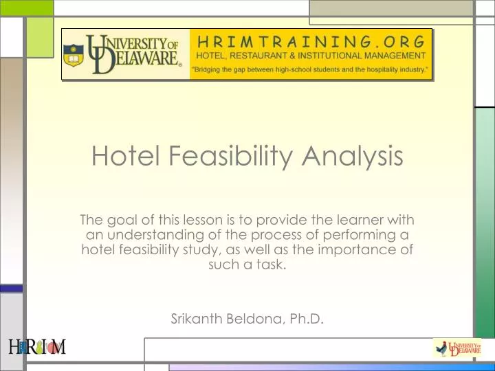 hotel feasibility analysis