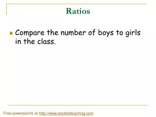 Ratios