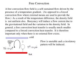 Free Convection