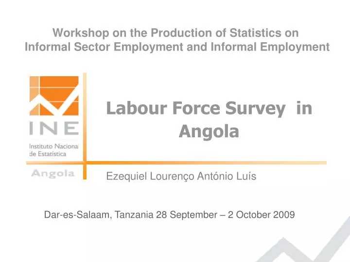 workshop on the production of statistics on informal sector employment and informal employment