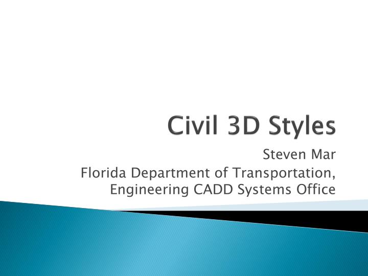 civil 3d styles