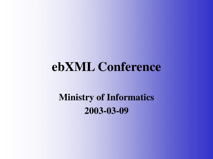 ebxml conference