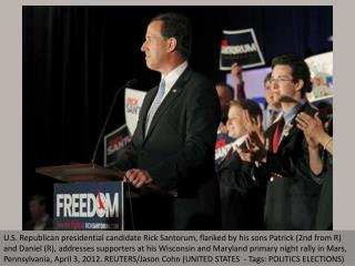 GOP candidate Rick Santorum