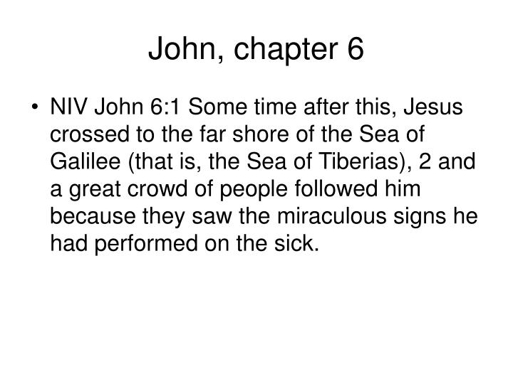 john chapter 6