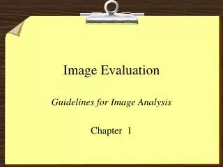 Image Evaluation