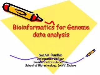 Bioinformatics for Genome data analysis