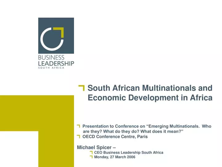 south african multinationals and economic development in africa