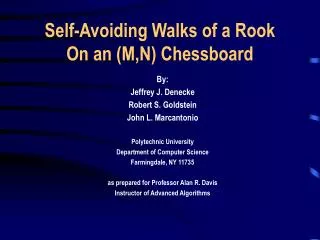 self avoiding walks of a rook on an m n chessboard