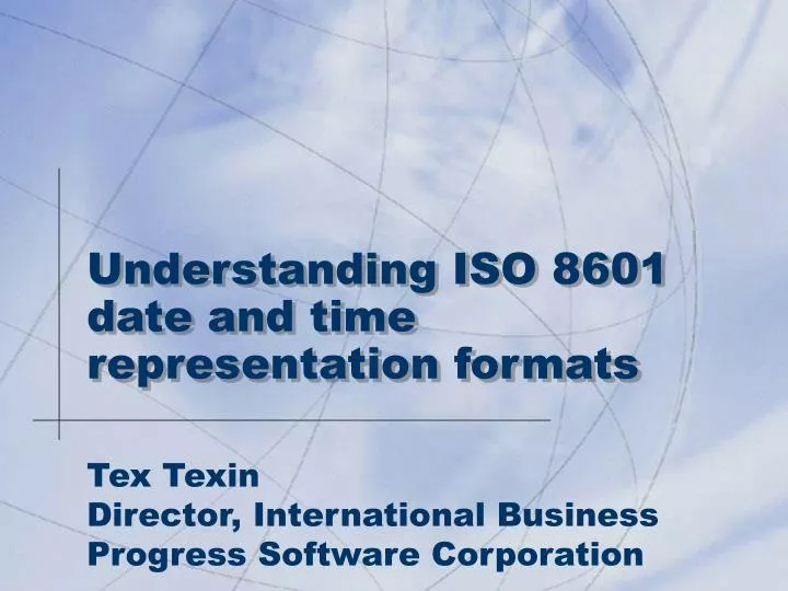 understanding iso 8601 date and time representation formats
