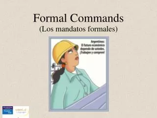 Formal Commands