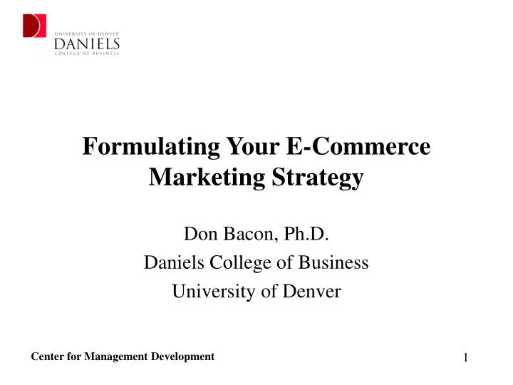 formulating your e commerce marketing strategy
