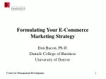 Formulating Your E-Commerce Marketing Strategy