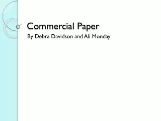 Commercial Paper