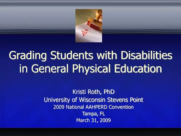 grading students with disabilities in general physical education