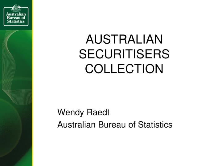 australian securitisers collection